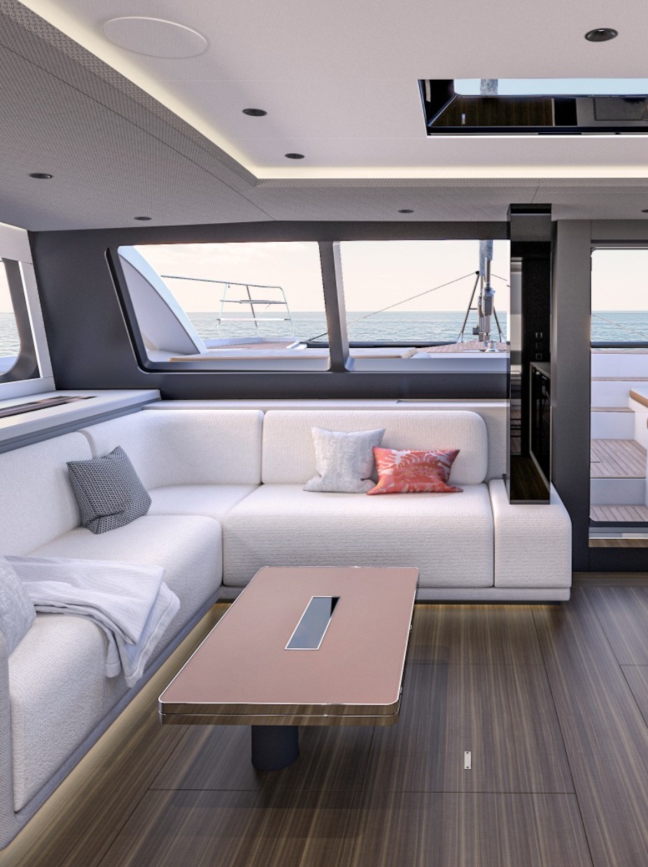 Signature 650 spacious living at sea